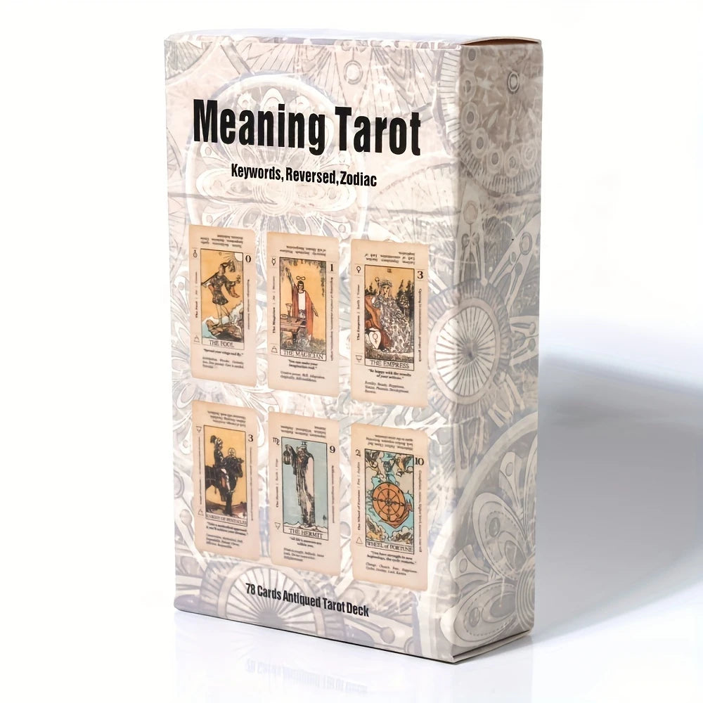 Tarot for Beginners - 2025 Edition, Retro-Style Fortune Telling Game with Detailed Guide, Ideal Divination Tools and Gifts, Feat