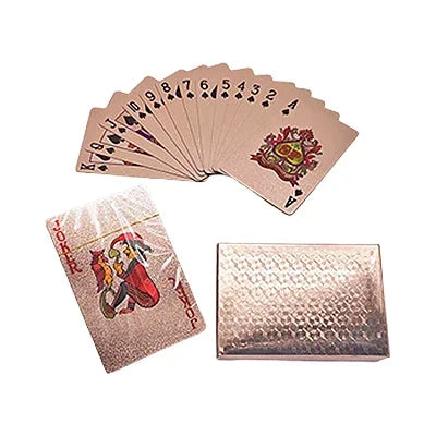 Poker Cards PVC Waterproof Poker Playing Cards Plastic Crystal Gaming Wareable Ware Resistan Creative Gift Durable Poker 55pcs/D