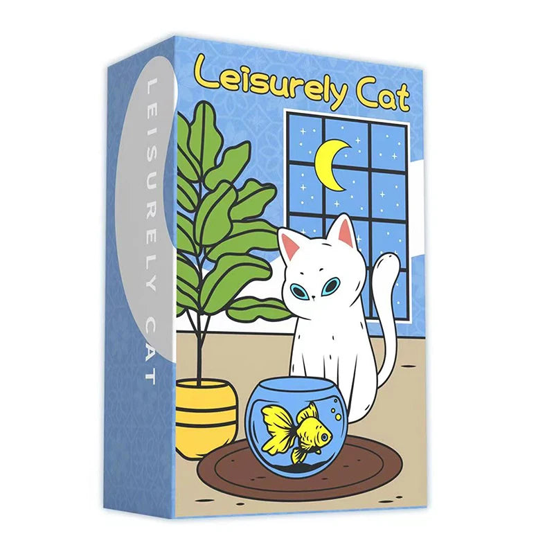 [VANCARD'S] Leisurely Cat Tarot Cards, Playing Tarot Decks Cute Animal