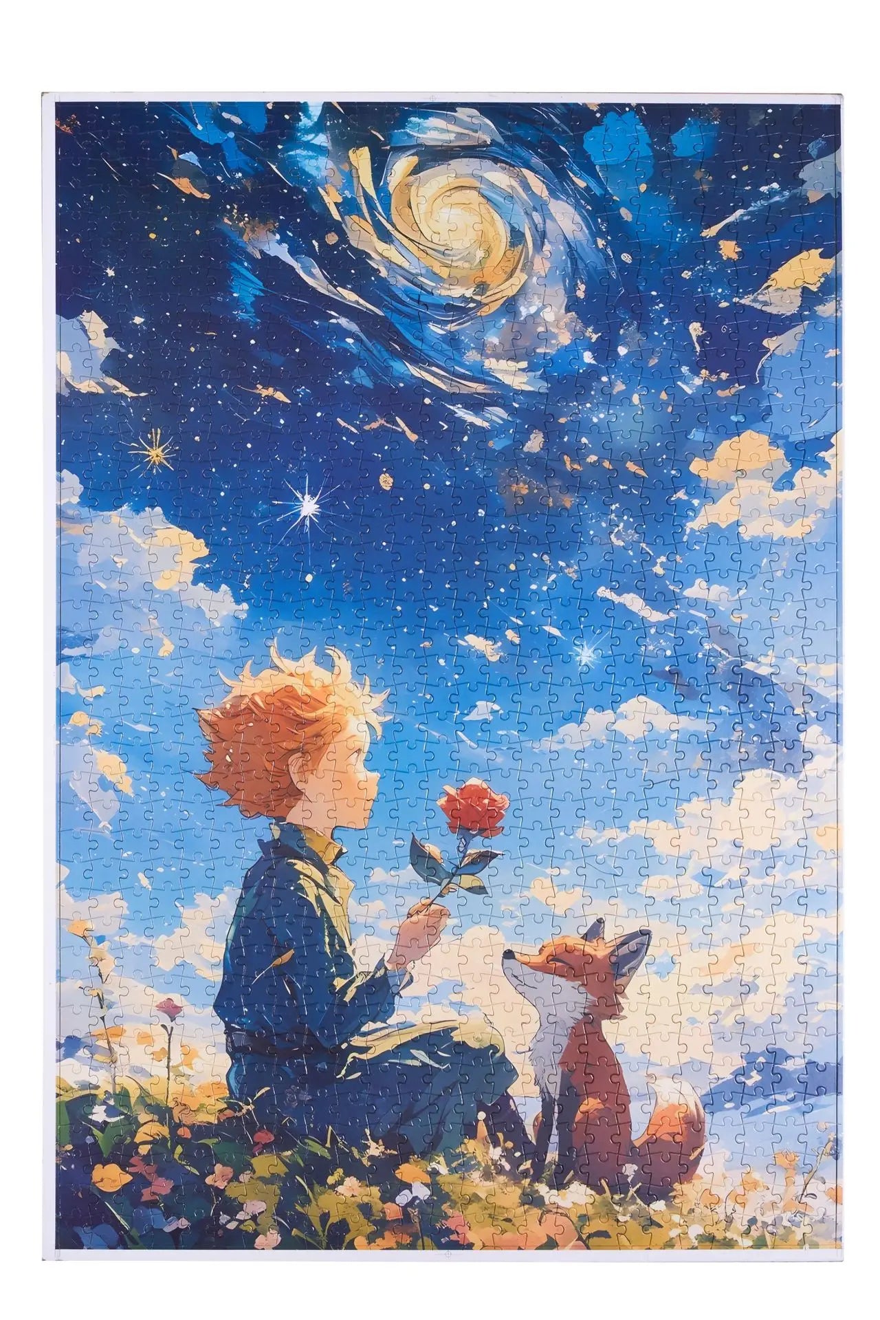 Adult 1000 Pieces Jigsaw Puzzle Little Boy Puzzle Toy Puzzle Intelligence Stress Reduction Cartoon Puzzle Festival Present