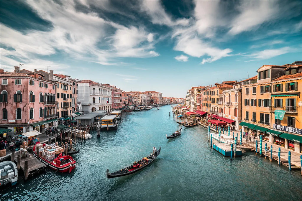 46*28cm Jigsaw Puzzles 500 Pieces Paper Picture Landscape Oil Painting Art Puzzles Decompression Toys for Adults Family Games