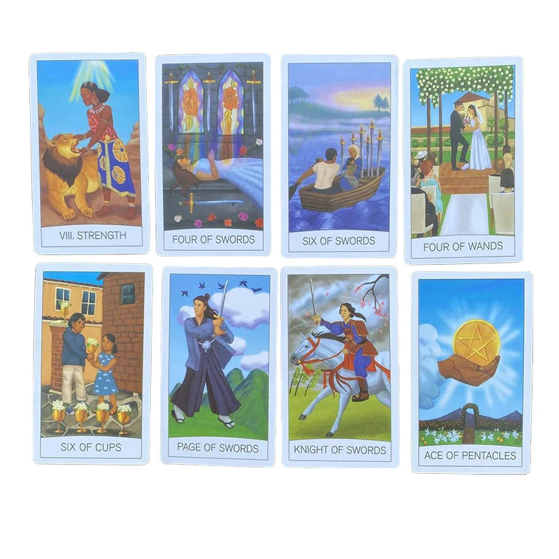 Rider Waite Tarot Cards Classic Tarot Spanish English Version Knight Waiter Divination Fate Forecasting Prophecy THE MAGICIAN