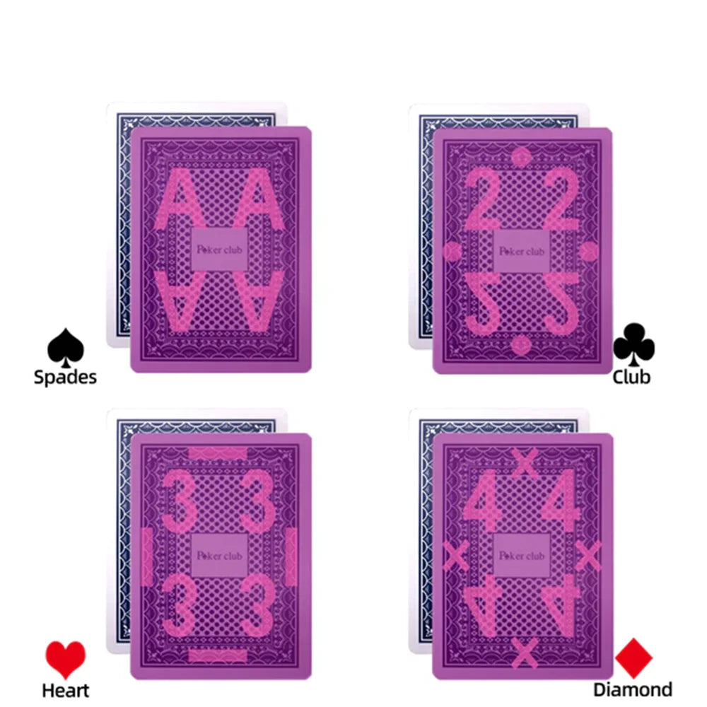 Infrared Marked Copag Poker Club Plastic Deck Cards For Perspective Glasses & Infrared Contact Lenses（Only Cards)