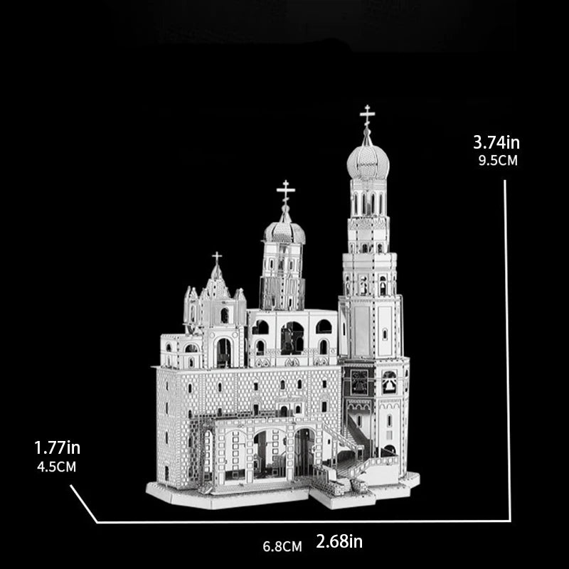 3D Metal Puzzle Building Blocks Kits DIY Star Mecha Wars Robot K-2SO for Teens Men Hobbies Toys Great Gifts