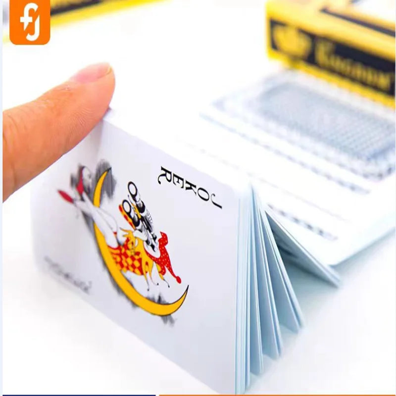 Infrared Marked Korean Gold Kingdum Plastic Playing Cards For Poker Cheating Contact Lenses（Only Cards)