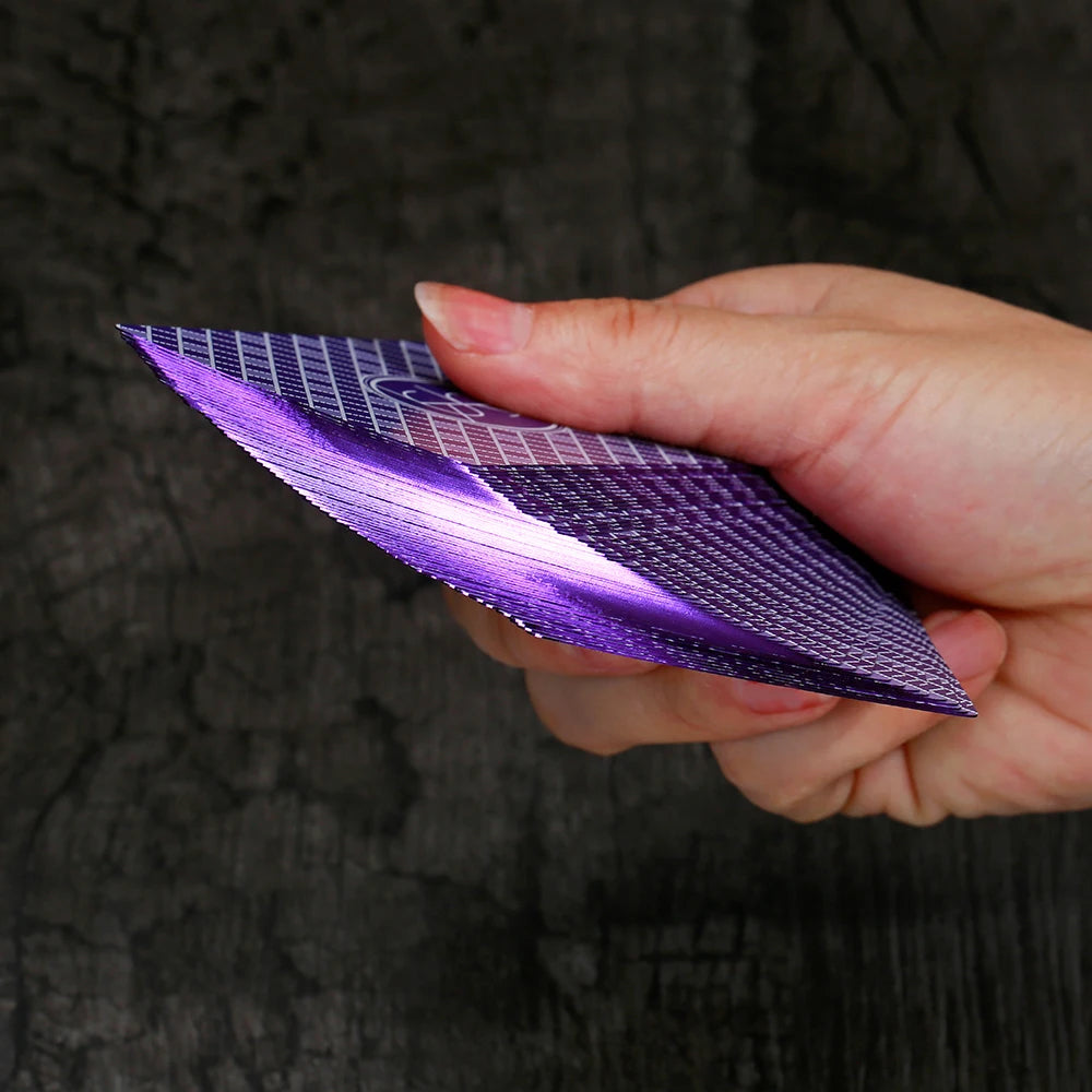 Premium European Poker Cards - Dazzling Color Waterproof Deck, Magic Tricks & Party Game Props, Creative Gift Set