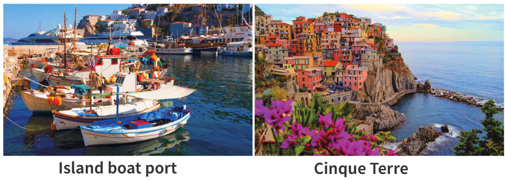 46*28cm Jigsaw Puzzles 500 Pieces Paper Picture Landscape Oil Painting Art Puzzles Decompression Toys for Adults Family Games