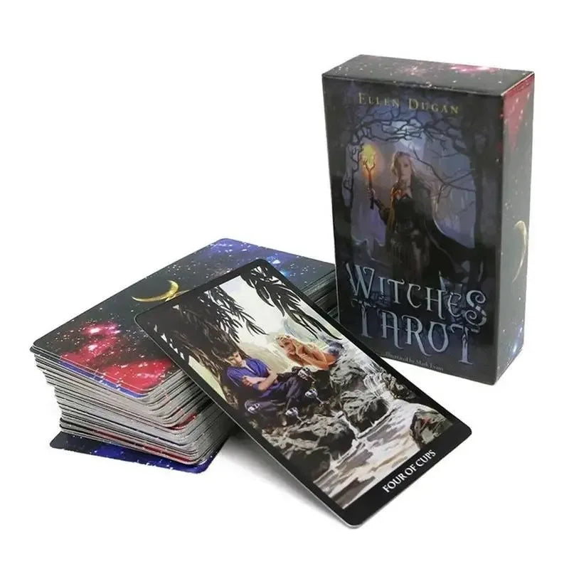 Witches Tarot Cards A 78 Deck Oracle English Visions Divination Edition Borad Playing Games