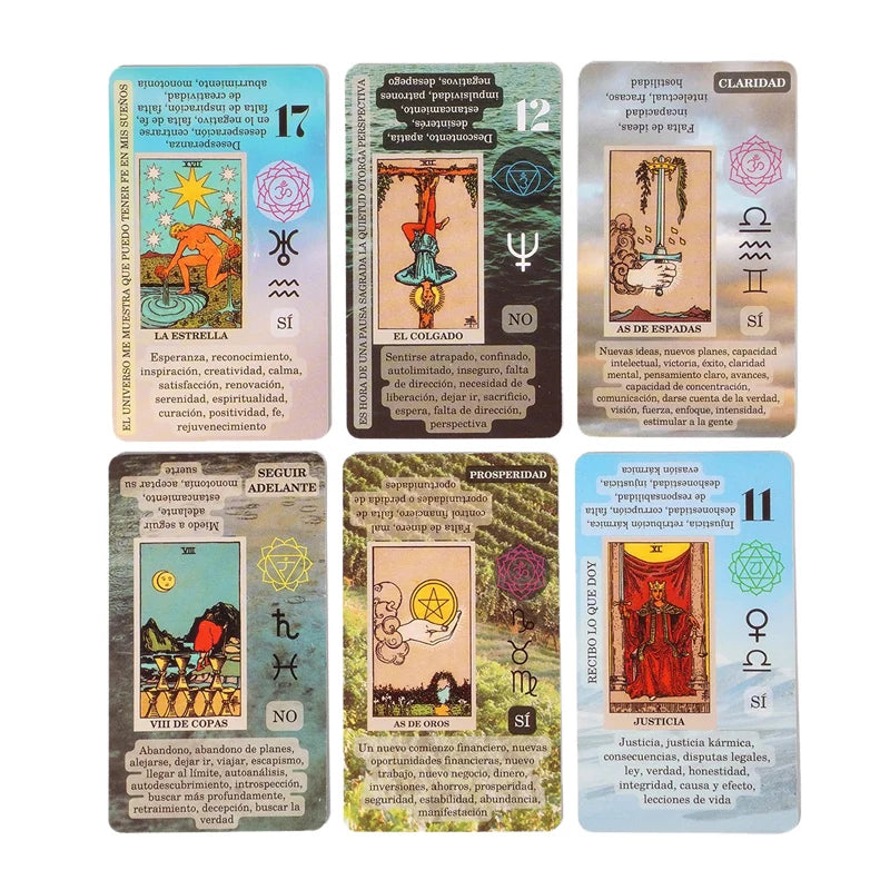 Rider Waite Tarot Cards Classic Tarot Spanish English Version Knight Waiter Divination Fate Forecasting Prophecy THE MAGICIAN