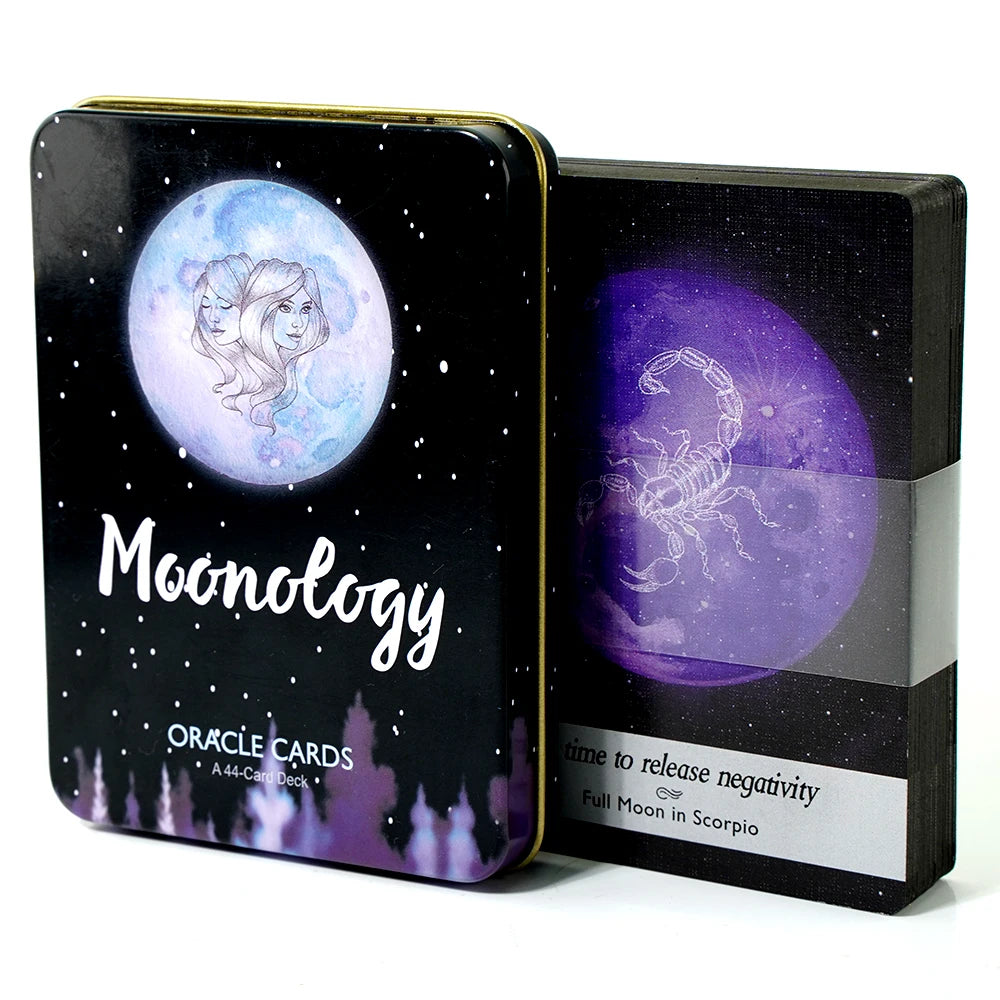 Adventures time Tarot 78pcs Cards in a Tin Metal Box Gold plated Edge Tarot Cards For Divination Tarot Deck Beautiful Package